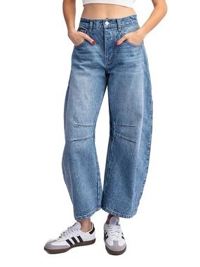 eesome barrel Light Blue Jeans